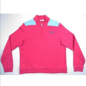 Vineyard Vines Pink and Blue Pullover